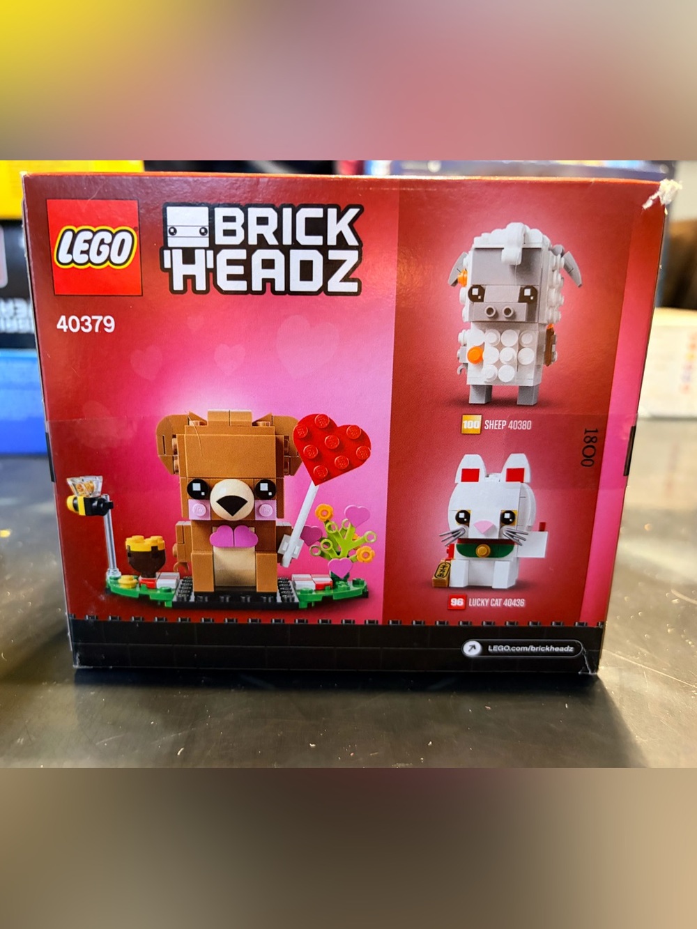 Sealed Lego BrickHeadz Valentines Bear 40379